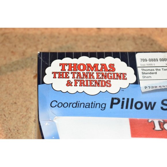 1992 Britt Allcroft Limited Thomas the Train & Friends Pillow Shams 2 Standard - Picture 7 of 10